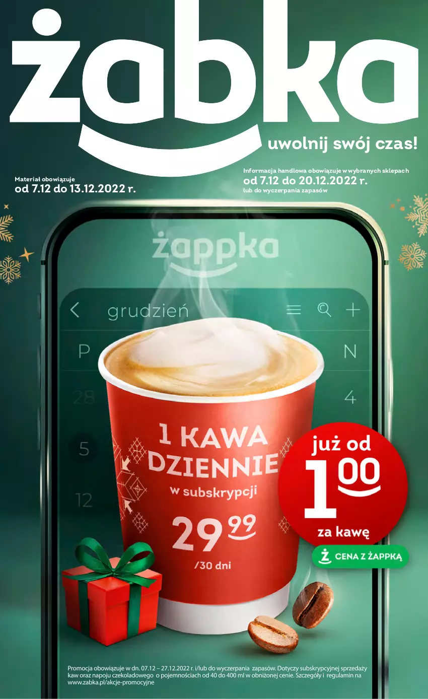 Gazetka promocyjna Żabka - ważna 07.12 do 13.12.2022 - strona 1