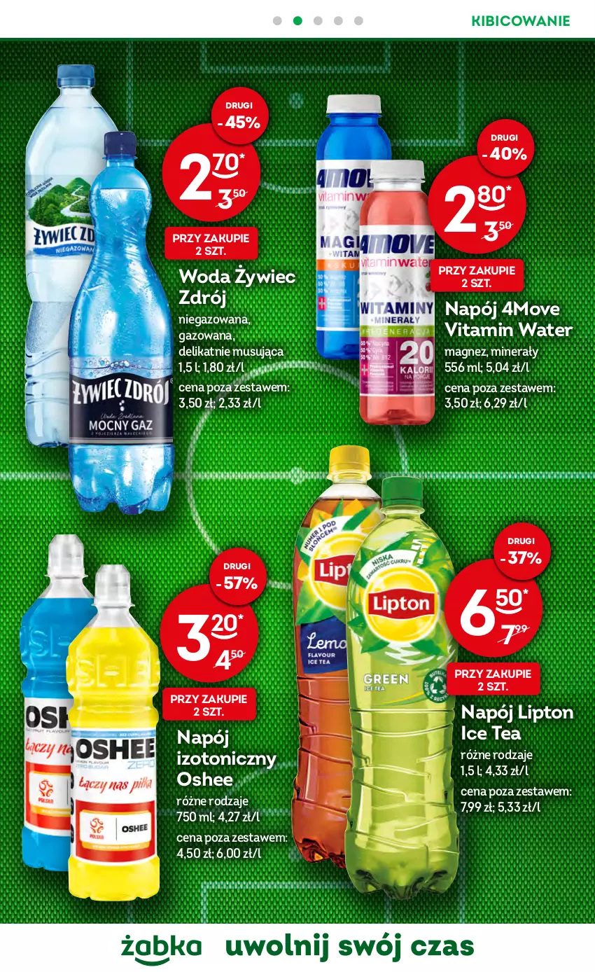 Gazetka promocyjna Żabka - ważna 07.12 do 13.12.2022 - strona 5 - produkty: BIC, Ice tea, Lipton, Magnez, Mus, Napój, Napój izotoniczny, Oshee, Woda