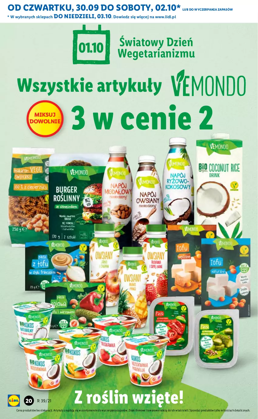 Gazetka promocyjna Lidl - GAZETKA - ważna 30.09 do 03.10.2021 - strona 20