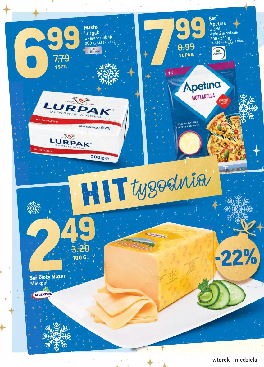 Gazetka promocyjna Intermarche - Gazetka promocyjna - ważna 14.12 do 19.12.2021 - strona 26 - produkty: Lurpak, Ser