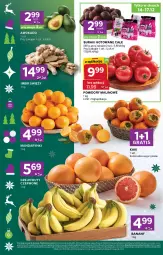 Gazetka promocyjna Stokrotka - Supermarket - Gazetka - ważna od 17.12 do 17.12.2025 - strona 2 - produkty: Mandarynki, Banany, Gra, Kaki, Buraki, Owoce, Pomidory, Mięso, Grejpfrut, Imbir