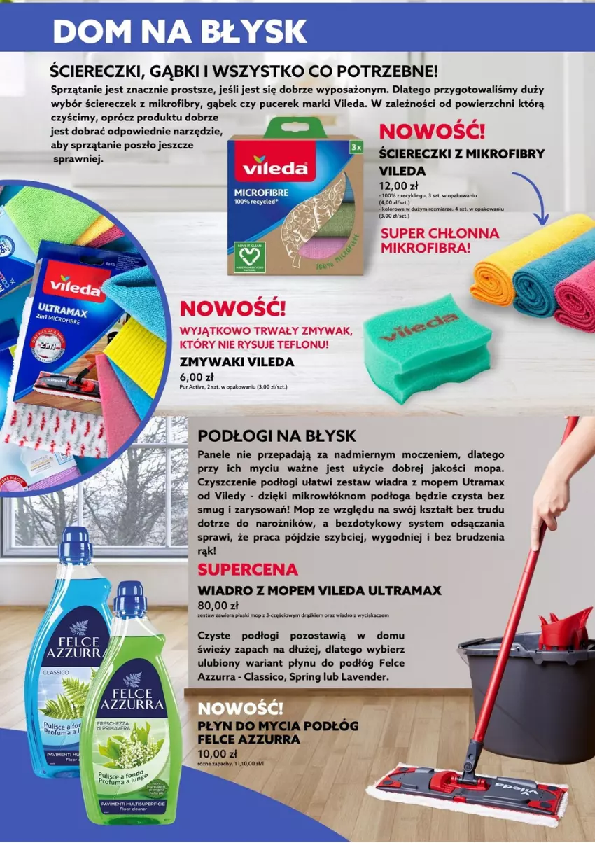 Gazetka promocyjna Dealz - CZYSTY DOM Z DEALZPRAKTYCZNY PORADNIK - ważna 24.08 do 10.09.2022 - strona 10 - produkty: Mop, Narożnik, Pur, Rama, Sprzątanie, Vileda, Wiadro