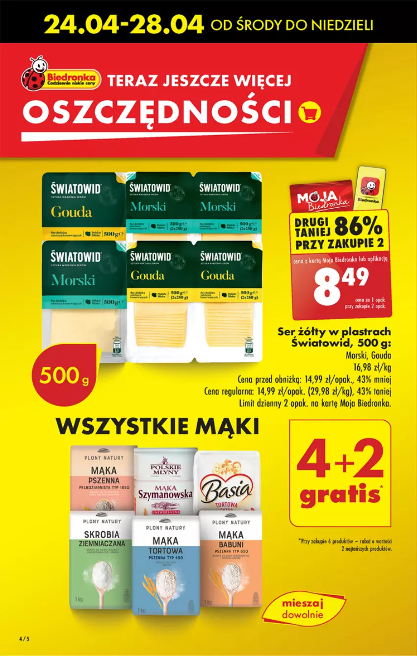 Gazetka promocyjna Biedronka - Od czwartku - ważna 25.04 do 01.05.2024 - strona 6 - produkty: Dron, Gouda, Ser, Tera