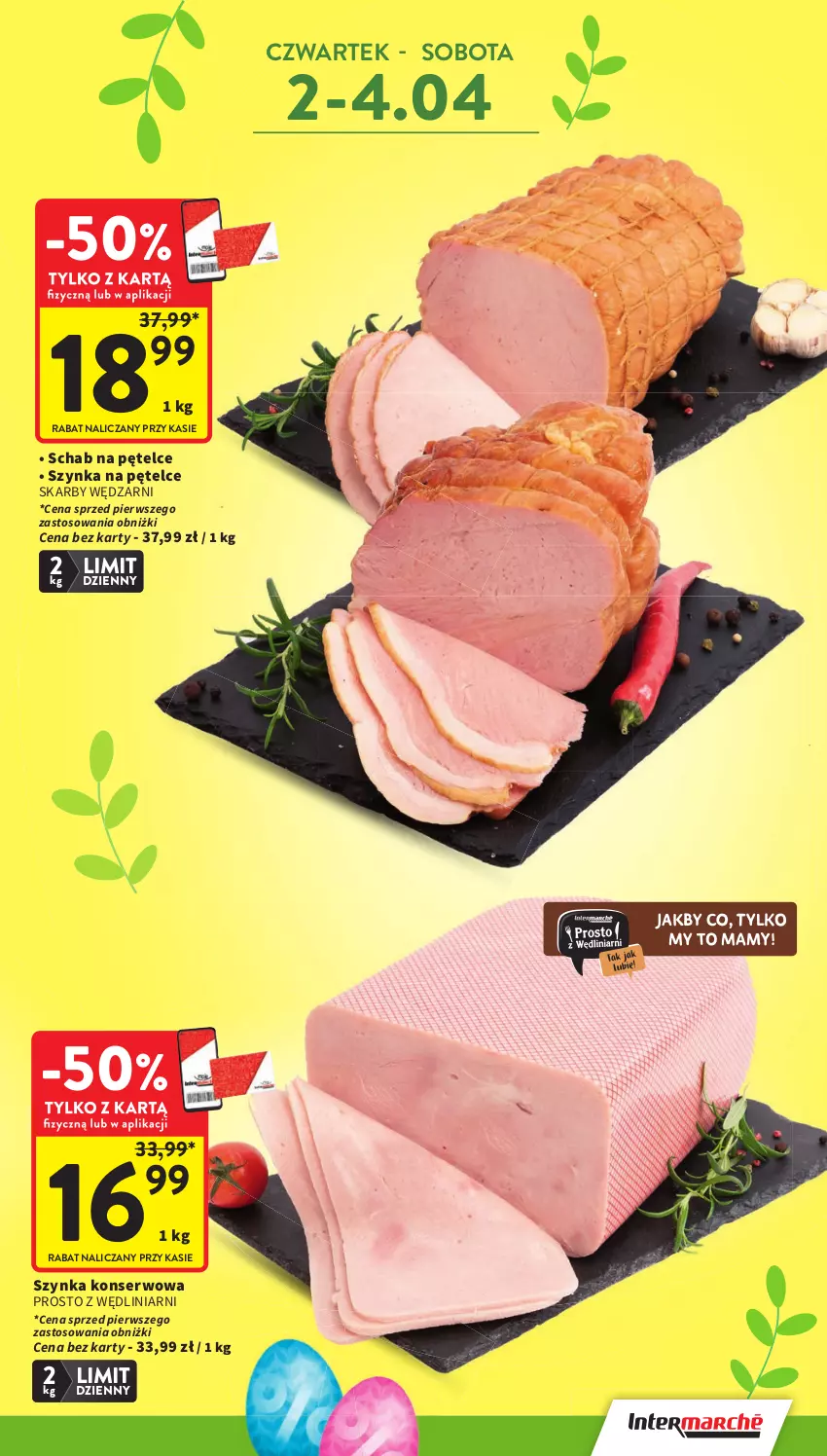 Gazetka promocyjna Intermarche - Gazetka Intermarche - ważna 31.03 do 07.04.2026 - strona 3 - produkty: Ser, Szynka, Szynka konserwowa