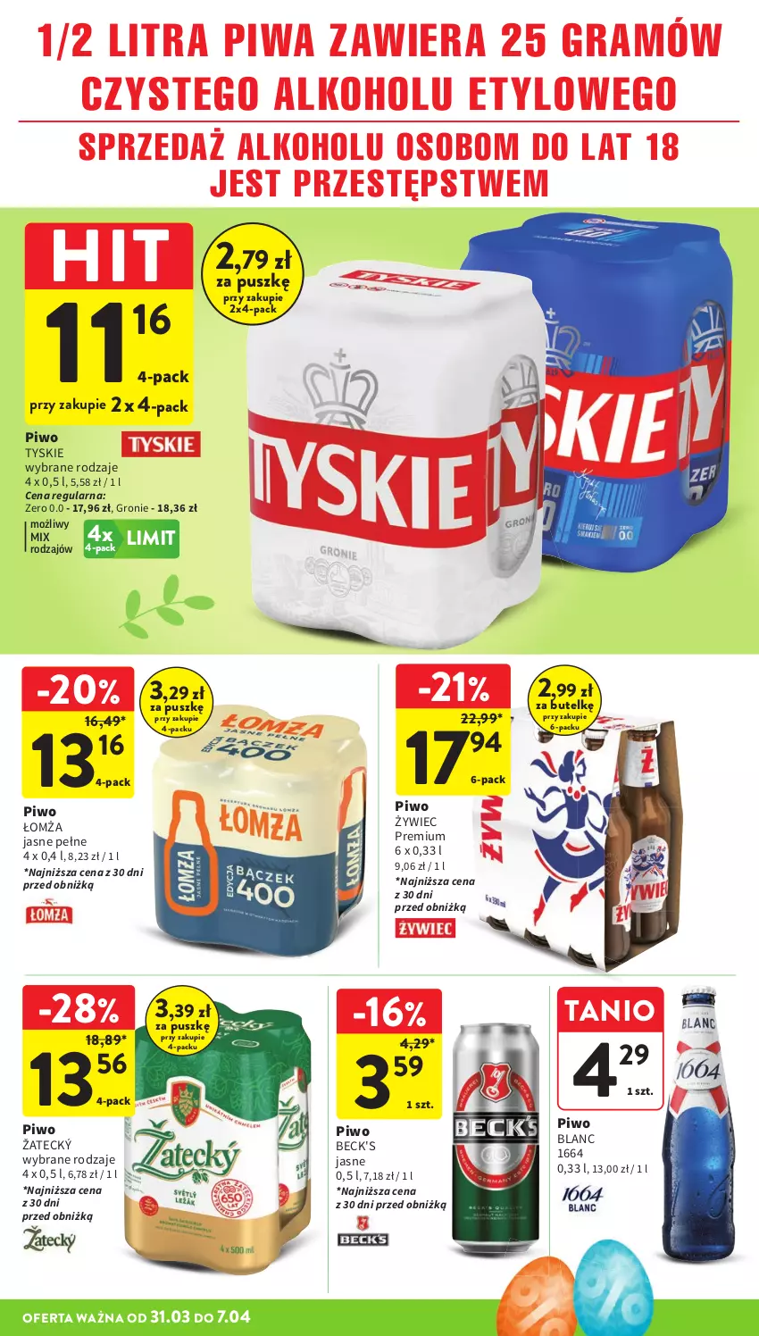 Gazetka promocyjna Intermarche - Gazetka Intermarche - ważna 31.03 do 07.04.2026 - strona 40 - produkty: Gra, Piwa, Piwo, Tyskie