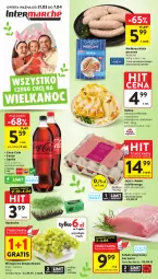 Gazetka promocyjna Intermarche - Gazetka Intermarche - Gazetka - ważna od 07.04 do 07.04.2026 - strona 1 - produkty: Gra, Jaja, Rzeżucha, Coca-Cola, Schab wieprzowy, Morliny, Kotlin, Babka, Fanta, Kiełbasa biała, Wino, Sprite, Kiełbasa, Fa