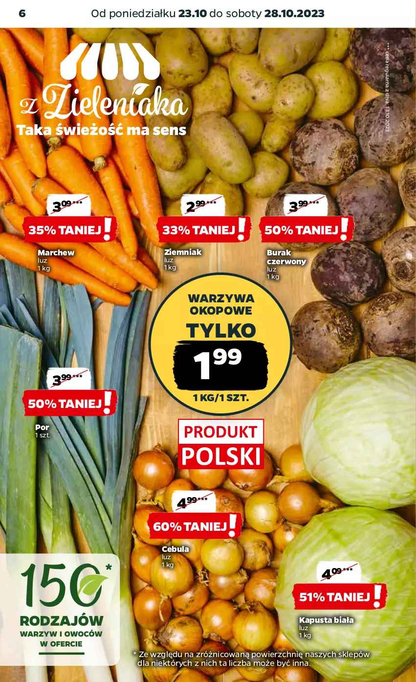 Gazetka promocyjna Netto - Akcesoria i dodatki - ważna 26.10 do 01.11.2023 - strona 6 - produkty: Cebula, Por, Warzywa