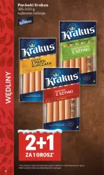 Gazetka promocyjna Delikatesy Centrum - Franczyza DC04 Czwartek - Gazetka - ważna od 28.01 do 28.01.2026 - strona 12 - produkty: Krakus, Parówki