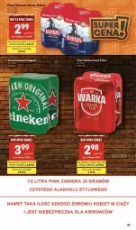 Gazetka promocyjna Delikatesy Centrum - Franczyza DC04 Czwartek - Gazetka - ważna od 28.01 do 28.01.2026 - strona 35 - produkty: Piwa, Piwo, Piec, Gin, Gra, Heineken, Warka