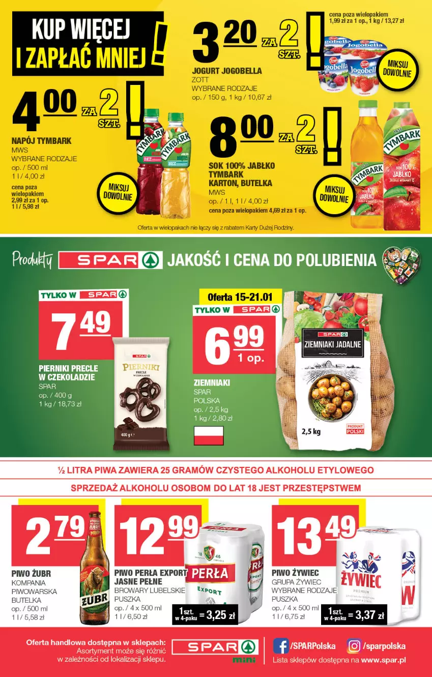 Gazetka promocyjna Spar - Spar-Mini - ważna 12.01 do 22.01.2025 - strona 4 - produkty: Gra, Perła, Piernik, Piwa, Piwo, Ziemniaki