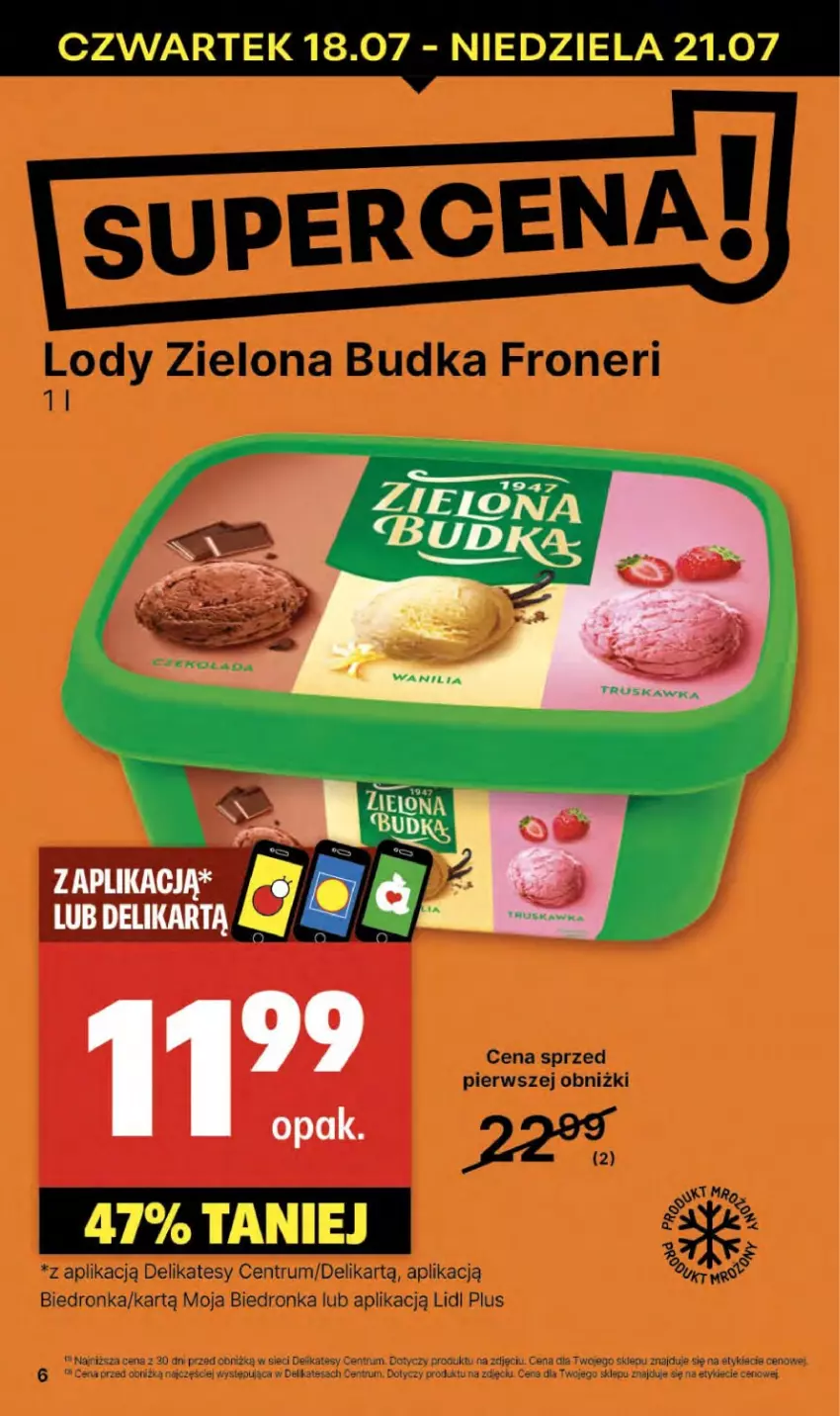 Gazetka promocyjna Delikatesy Centrum - NOWA GAZETKA Delikatesy Centrum od 18 lipca! 18-24.07.2024 - ważna 18.07 do 24.07.2024 - strona 6 - produkty: Dron, Lody, Rum, Zielona Budka