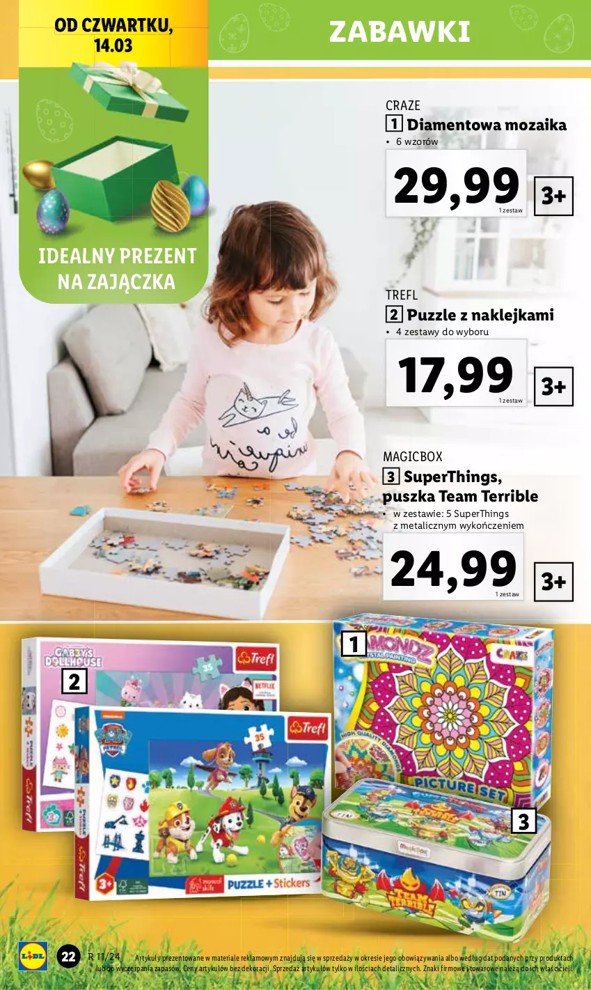 Gazetka promocyjna Lidl - GAZETKA - ważna 11.03 do 16.03.2024 - strona 24 - produkty: Klej, Puzzle