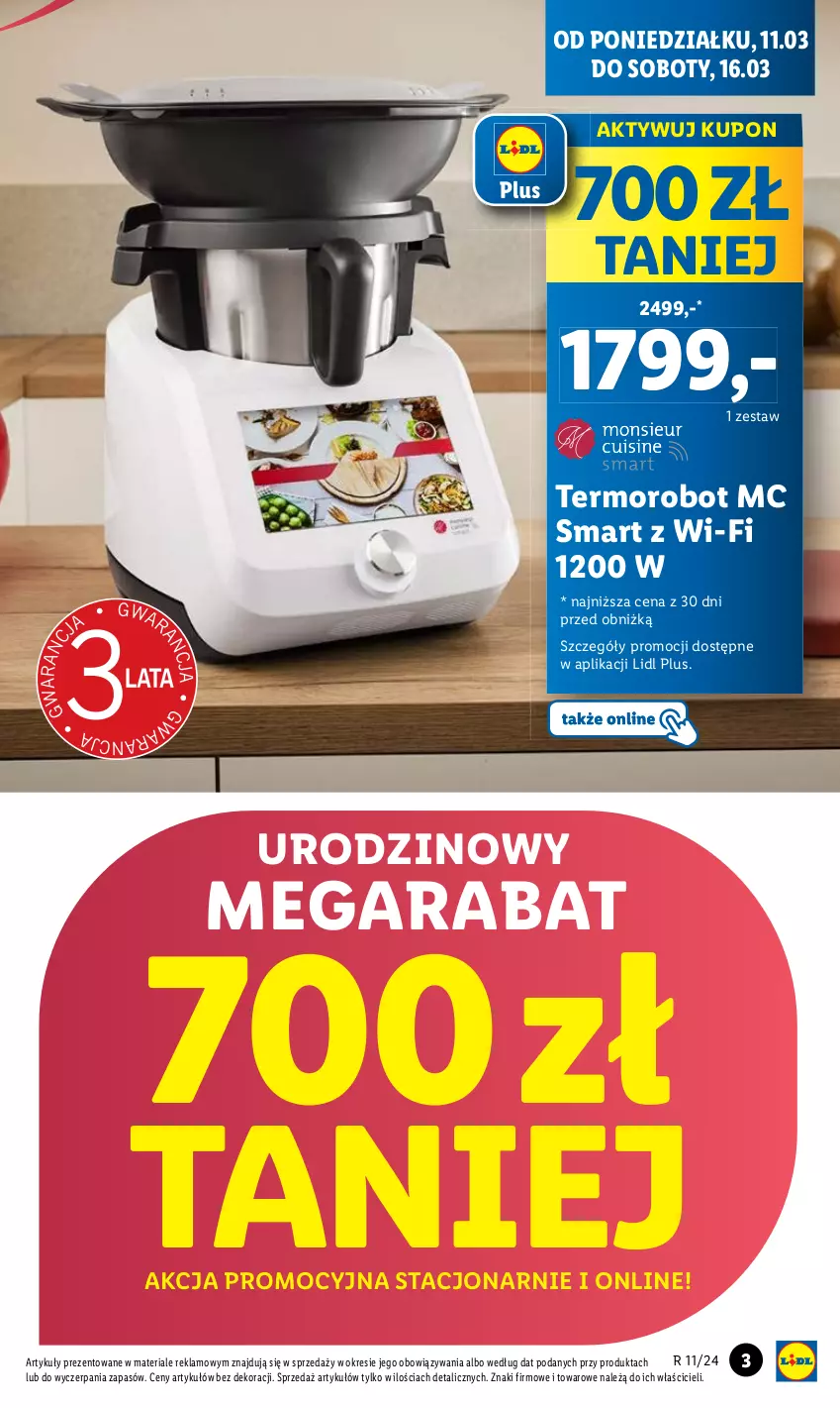 Gazetka promocyjna Lidl - GAZETKA - ważna 11.03 do 16.03.2024 - strona 5 - produkty: Robot