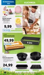 Gazetka promocyjna Lidl - GAZETKA - Gazetka - ważna od 16.03 do 16.03.2024 - strona 10 - produkty: Piec, Por, Tortownica, Kuchnia, Tarta, Forma do pieczenia, Keksówka