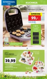 Gazetka promocyjna Lidl - GAZETKA - Gazetka - ważna od 16.03 do 16.03.2024 - strona 14 - produkty: Silvercrest, Top, Sok, Por, Kuchnia, Gofrownica, Tera, Talerz, Gofry, LG