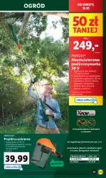 Gazetka promocyjna Lidl - GAZETKA - Gazetka - ważna od 16.03 do 16.03.2024 - strona 39 - produkty: Parkside, Okulary ochronne, Teleskop, BIC, Rura, Warka, LANA, Ogród, Miecz, Akumulator