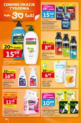 Gazetka promocyjna Auchan - Gazetka 30 Lat Hipermarket Auchan - Gazetka - ważna od 02.09 do 02.09.2026 - strona 36 - produkty: Puma, Mydło w płynie, Naturell, Palmolive, Pianka do golenia, Chusteczki, Podpaski, Gillette, Mydło, Naturella