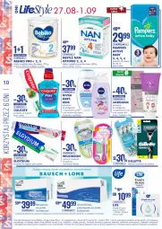 Gazetka promocyjna Super Pharm - Gazetka - Gazetka - ważna od 01.09 do 01.09.2021 - strona 10 - produkty: Soczewki kontaktowe, Ser, Gra, Pampers, Mleko modyfikowane, Pieluchy, Krople do oczu, Elgydium, Bebiko, Chusteczki, Dzieci, Colgate, Nivea, Chusteczki nawilzane, Mleko, LG