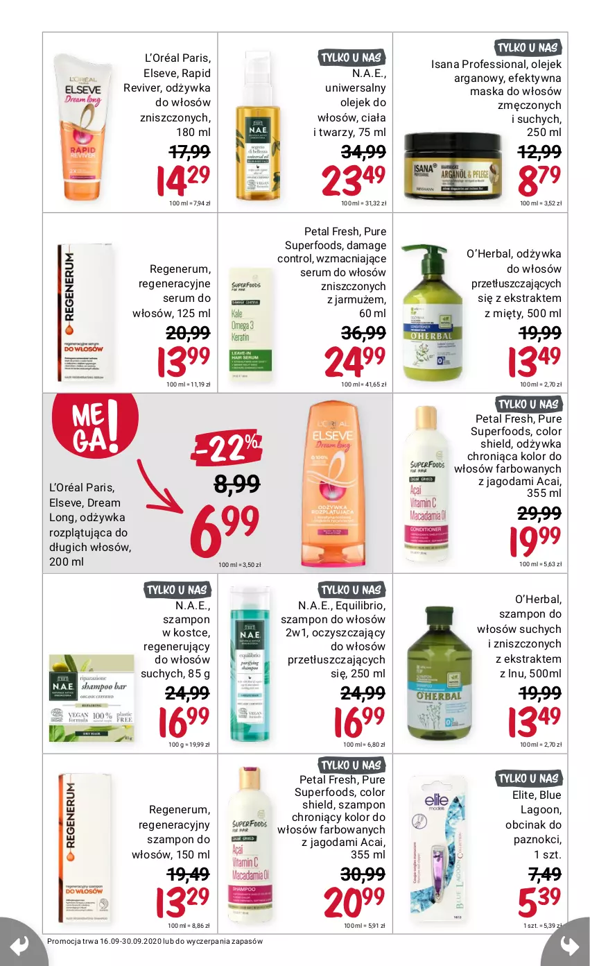 Gazetka promocyjna Rossmann - 16 Września - ważna 16.07 do 30.09.2021 - strona 20 - produkty: Elseve, L’Oréal, Rum, Ser, Serum, Szampon