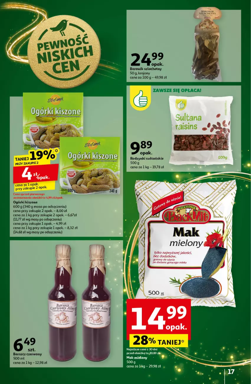 Gazetka promocyjna Auchan - Gazetka Pewność Niskich Cen Hipermarket Auchan - ważna 05.12 do 11.12.2024 - strona 19 - produkty: Fa, Rodzynki