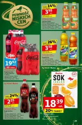 Gazetka promocyjna Auchan - Gazetka Pewność Niskich Cen Hipermarket Auchan - Gazetka - ważna od 11.12 do 11.12.2024 - strona 25 - produkty: Sok, Coca-Cola, Kubuś, Napój, Nestea