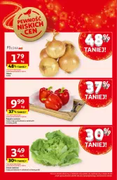 Gazetka promocyjna Auchan - Gazetka Pewność Niskich Cen Hipermarket Auchan - Gazetka - ważna od 11.12 do 11.12.2024 - strona 8 - produkty: Cebula, Sałata masłowa, Papryka czerwona, Papryka, Sałat, Masło