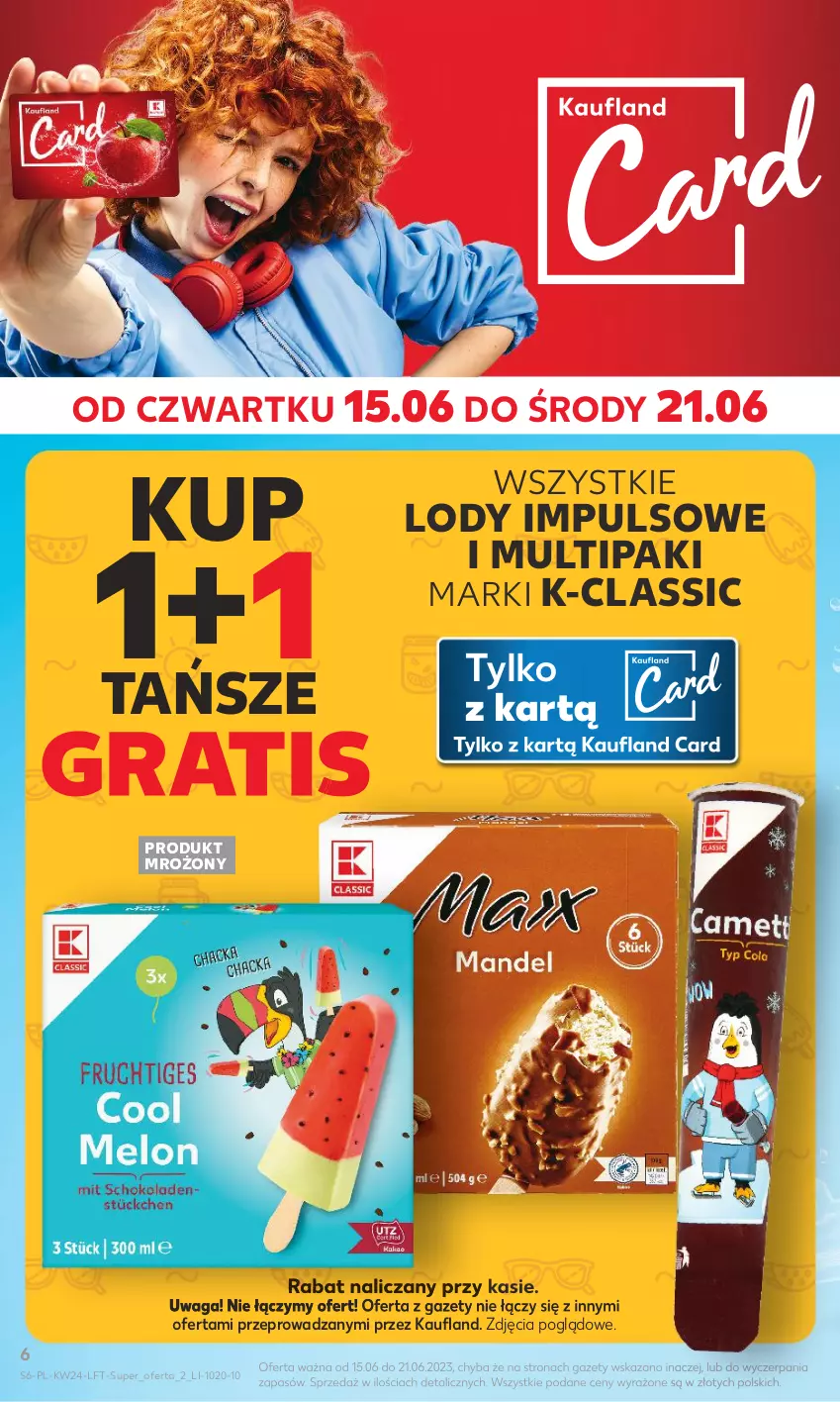 Gazetka promocyjna Kaufland - Gazetka tygodnia - ważna 15.06 do 21.06.2023 - strona 6 - produkty: Gra, Lody, Waga