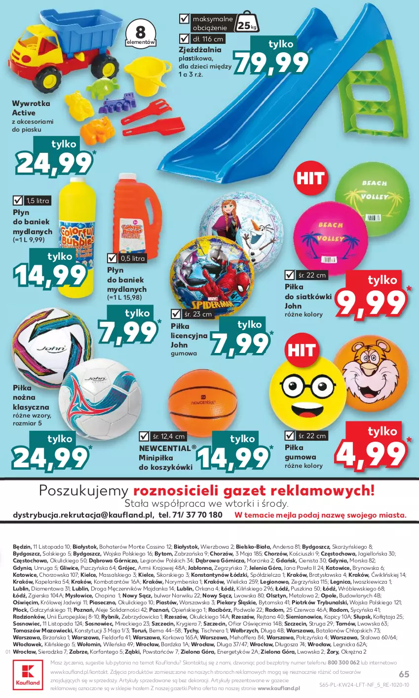 Gazetka promocyjna Kaufland - Gazetka tygodnia - ważna 15.06 do 21.06.2023 - strona 65 - produkty: Dzieci, Fa, Inka, Kosz, Lion, Monte, Noż, Orka, Piast, Piłka nożna, Sos, Telefon, Top, Wywrotka