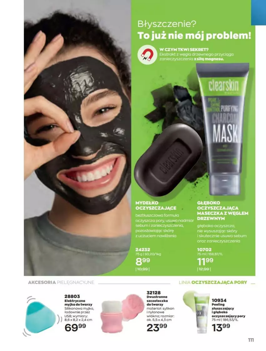 Gazetka promocyjna Avon - Katalog Avon 4/2022 kampania kwiecień - ważna 01.04 do 30.04.2022 - strona 111 - produkty: Peeling, Por, Szczoteczka