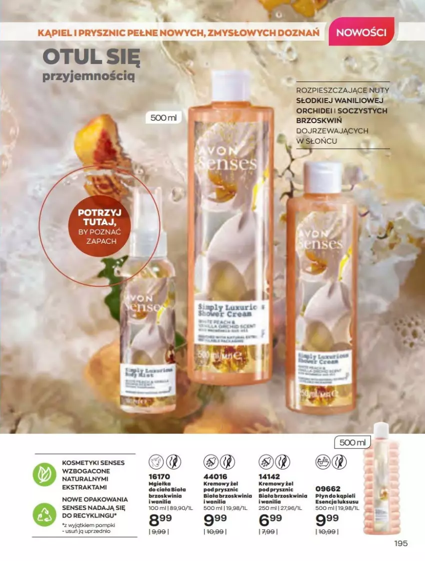 Gazetka promocyjna Avon - Katalog Avon 4/2022 kampania kwiecień - ważna 01.04 do 30.04.2022 - strona 195 - produkty: Senses