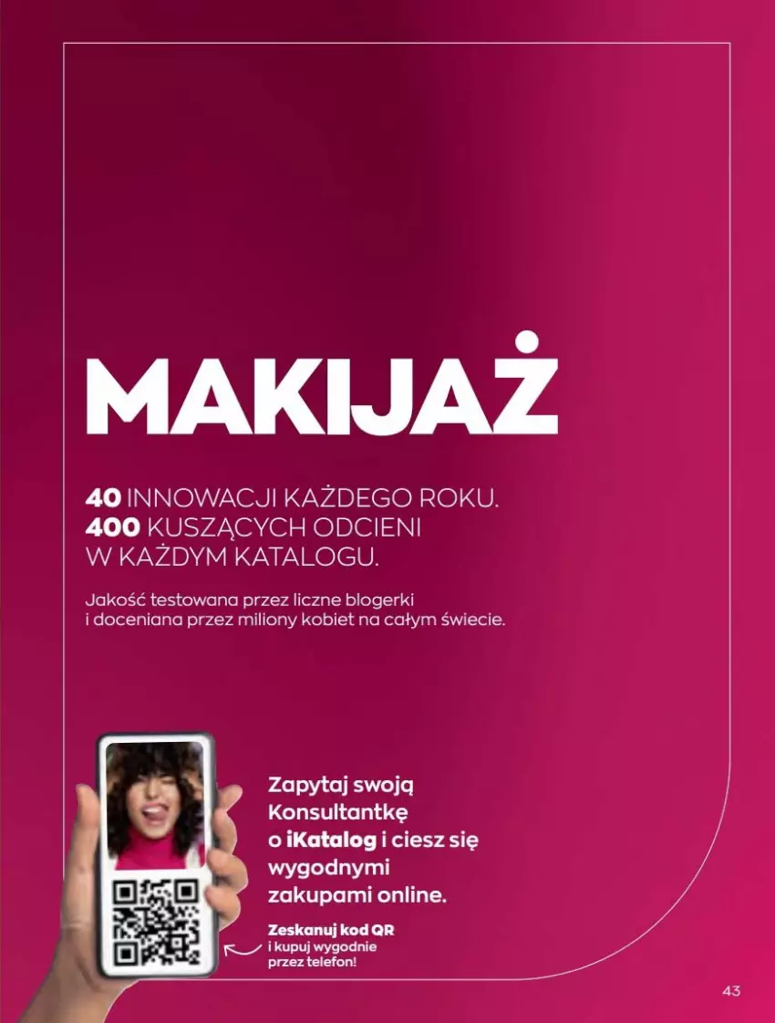 Gazetka promocyjna Avon - Katalog Avon 4/2022 kampania kwiecień - ważna 01.04 do 30.04.2022 - strona 43 - produkty: Lion, Telefon