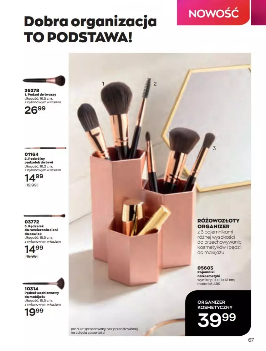 Gazetka promocyjna Avon - Katalog Avon 4/2022 kampania kwiecień - ważna 01.04 do 30.04.2022 - strona 67 - produkty: Makijaż, Organizer, Pojemnik, Sok