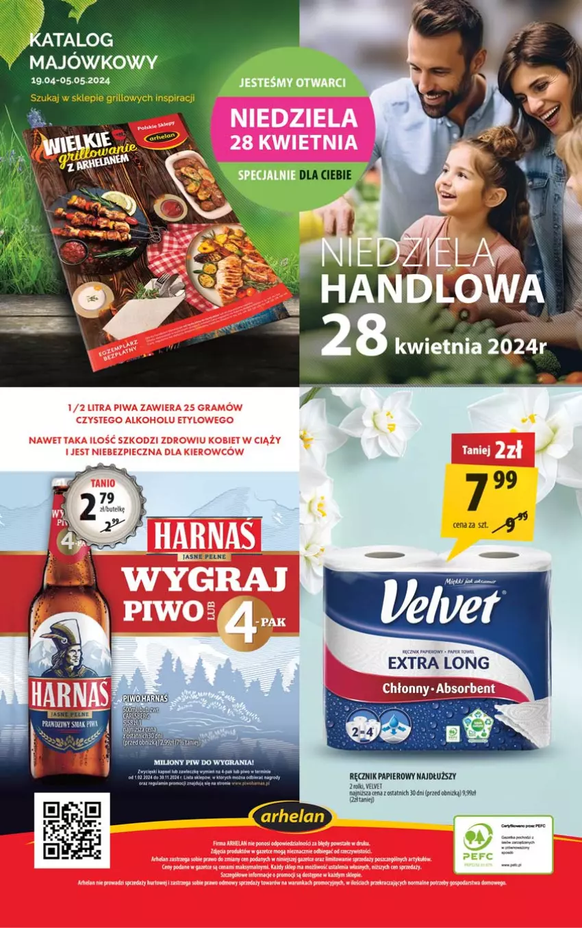 Gazetka promocyjna Arhelan - Gazetka - ważna 19.04 do 28.04.2024 - strona 20 - produkty: Acer, Fa, Gra, Lion, Papier, Ręcznik