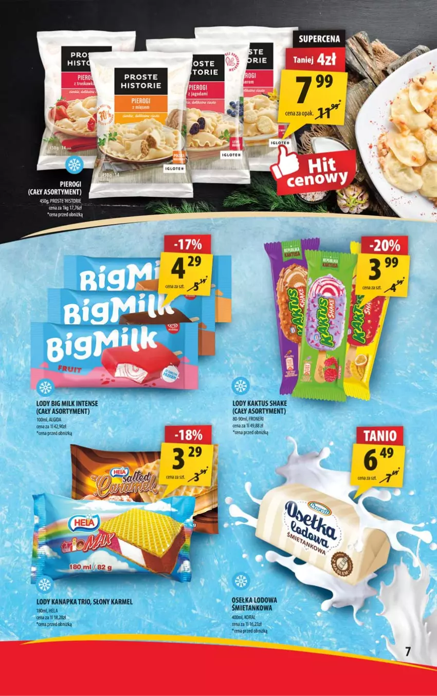 Gazetka promocyjna Arhelan - Gazetka - ważna 19.04 do 28.04.2024 - strona 7 - produkty: Algida, Big Milk, HP, Kaktus, LG, Lody