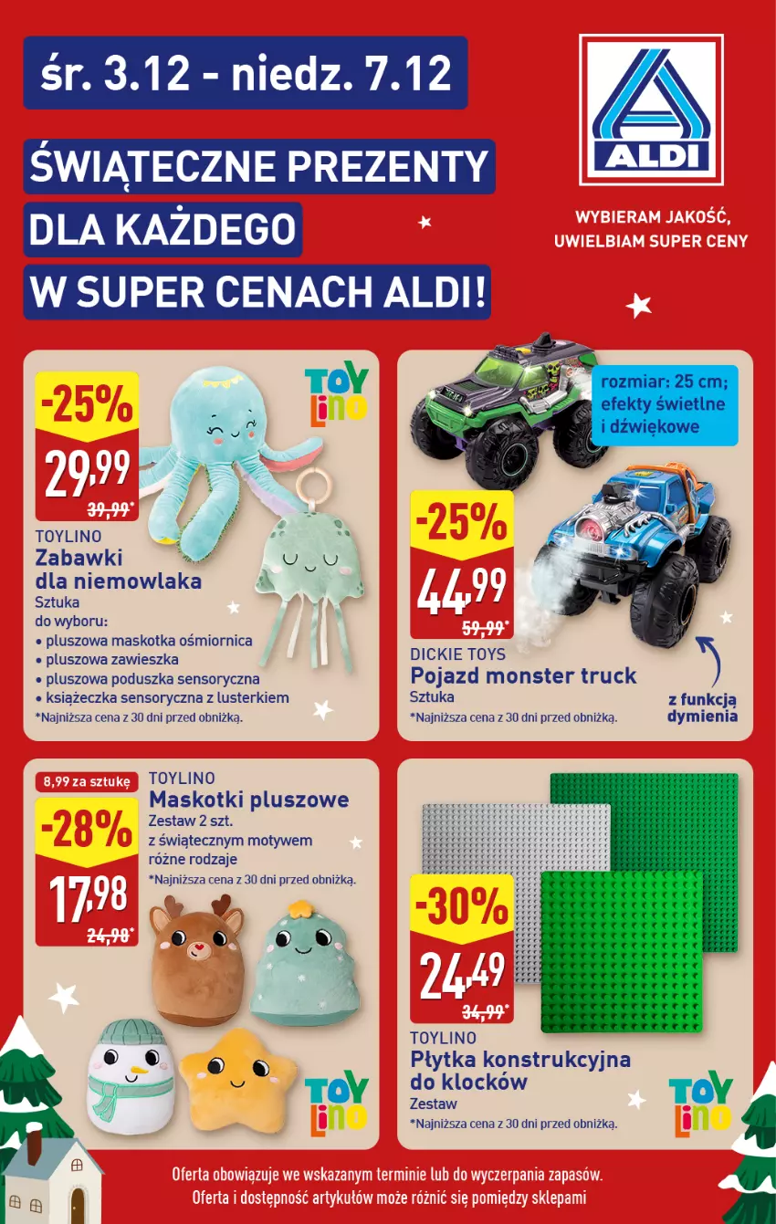 Gazetka promocyjna Aldi - Katalog prezentowy - ważna 03.12 do 07.12.2025 - strona 3 - produkty: Monster truck, Płytka, Poduszka, Pojazd