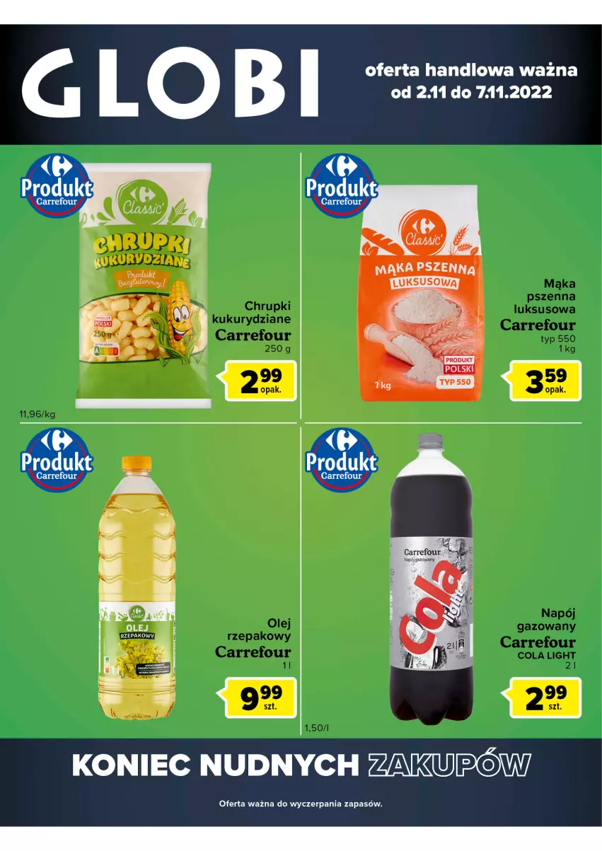 Gazetka promocyjna Carrefour - Gazetka Globi - ważna 02.11 do 07.11.2022 - strona 2 - produkty: Napój, Napój gazowany