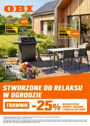 Gazetka promocyjna Obi - Gazetka OBI - Gazetka - ważna od 19.05 do 19.05.2026 - strona 1 - produkty: Telefon, Termometr, Stolik, Stół, Dres, Lack, Grill, Grill gazowy