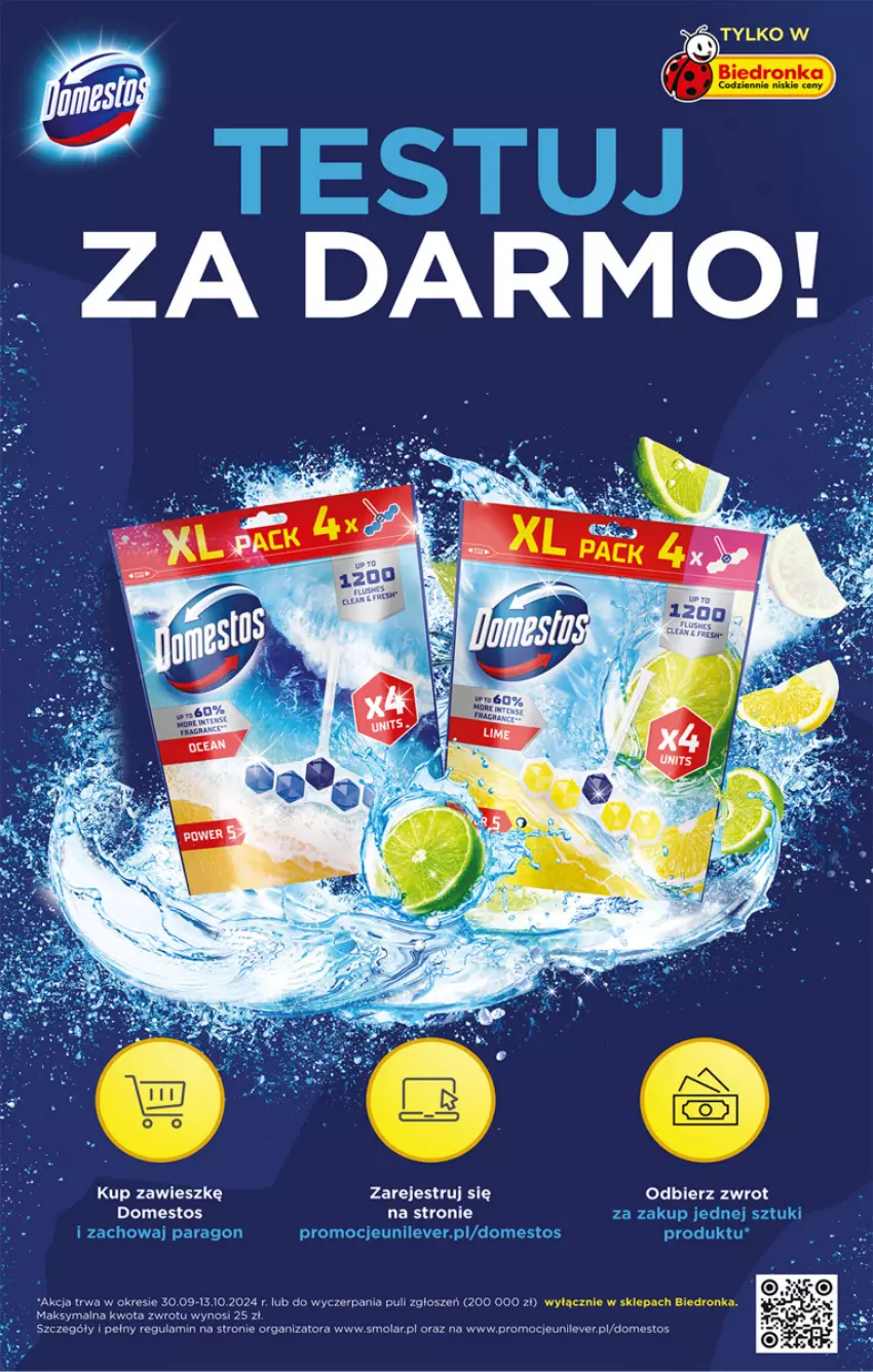 Gazetka promocyjna Biedronka - Od poniedzialku - ważna 30.09 do 05.10.2024 - strona 63 - produkty: Domestos