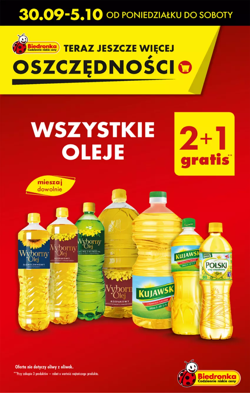 Gazetka promocyjna Biedronka - Od poniedzialku - ważna 30.09 do 05.10.2024 - strona 7 - produkty: Olej, Tera