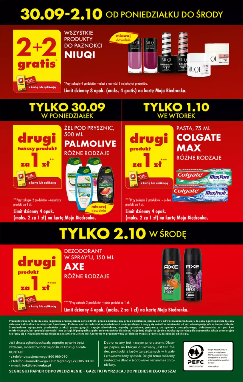 Gazetka promocyjna Biedronka - Od poniedzialku - ważna 30.09 do 05.10.2024 - strona 74 - produkty: Colgate, Dezodorant, Dron, Fa, Gra, Kosz, LG, Napoje, Niuqi, Palmolive, Papier, Ser, Telefon