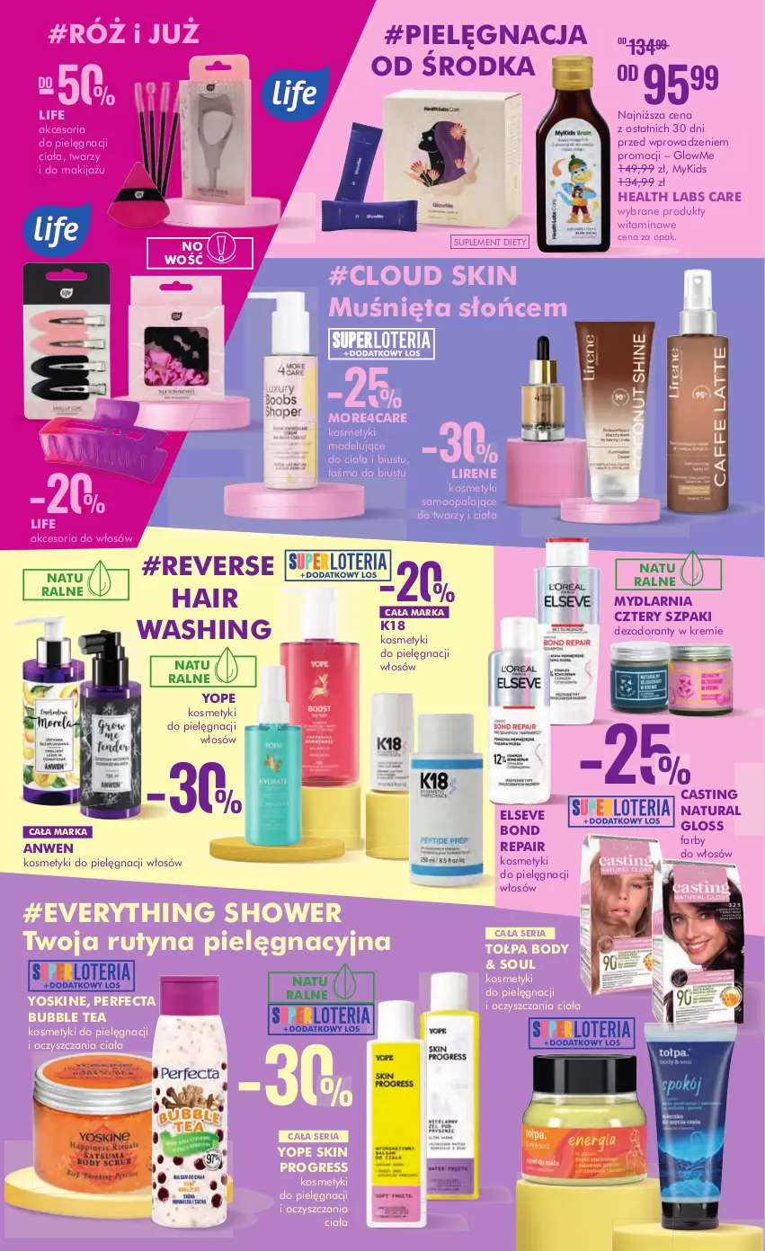 Gazetka promocyjna Super Pharm - Gazetka - ważna 31.08 do 13.09.2023 - strona 4 - produkty: Body, Dezodorant, Elseve, Fa, Gres, Lirene, Makijaż, Perfecta, Ser, Tołpa, Yope, Yoskine