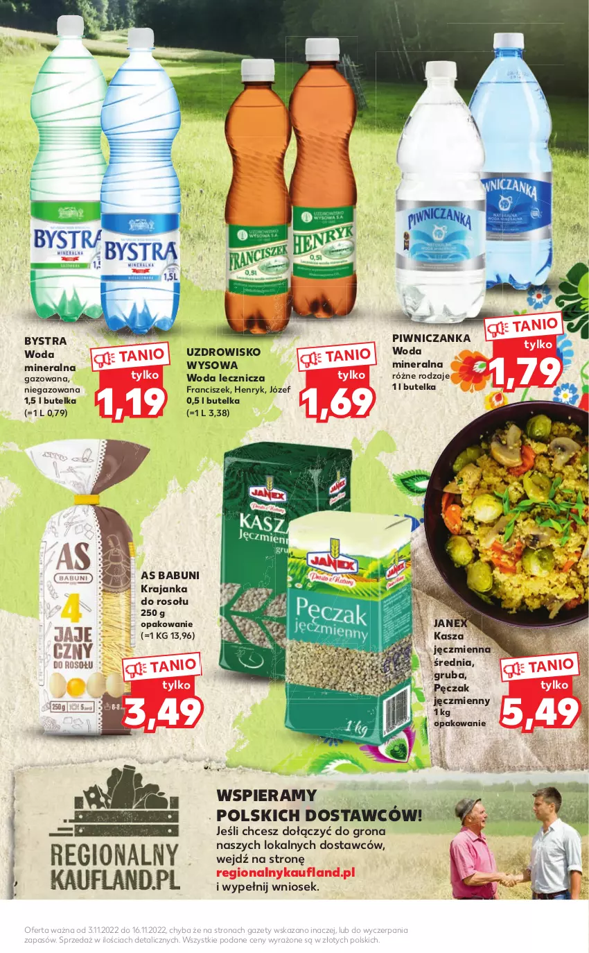 Gazetka promocyjna Kaufland - Katalog Wege&BIO - ważna 03.11 do 16.11.2022 - strona 5 - produkty: Babuni, Kasza, Kasza jęczmienna, Woda, Woda mineralna, Znicz