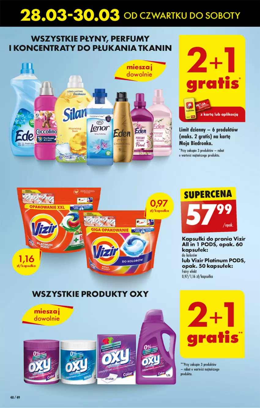 Gazetka promocyjna Biedronka - Od czwartku - ważna 28.03 do 03.04.2024 - strona 54 - produkty: Dron, Fa, Fairy, Gra, Kapsułki do prania, Perfum, Vizir