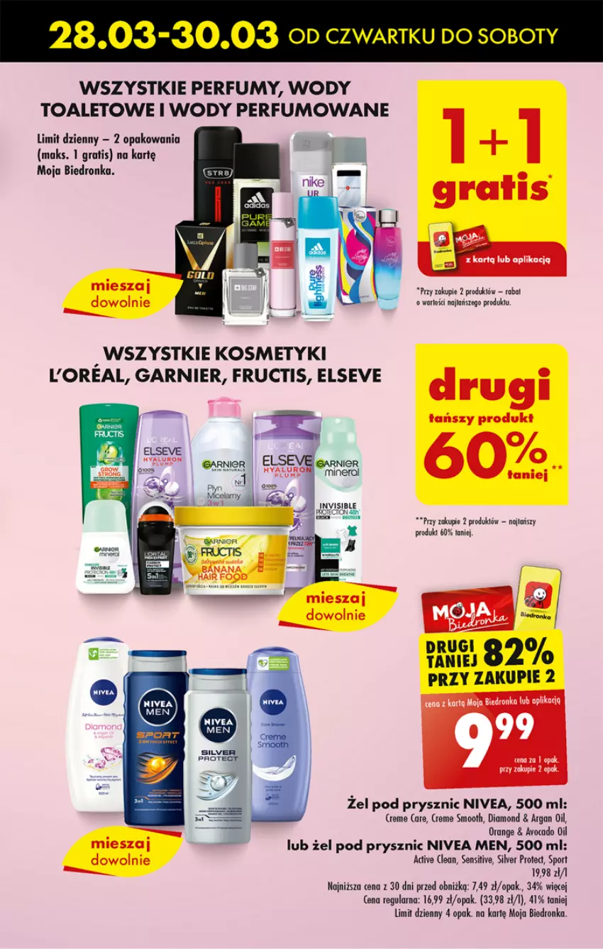 Gazetka promocyjna Biedronka - Od czwartku - ważna 28.03 do 03.04.2024 - strona 57 - produkty: Avocado, Dron, Elseve, Fa, Fructis, Garnier, Gra, Hama, Nivea, Nivea Men, Perfum, Por, Sport