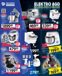 Gazetka promocyjna Selgros - Katalog Elektro - Gazetka - ważna od 29.03 do 29.03.2023 - strona 6 - produkty: Ser, Noż, Robot planetarny, Blender, Trzepaczka, Mikser, Taca, Sałat, Mieszadło, Szynka, Robot, Szatkownica, Maszynka, Deser, Pokrywa, Szpatułka