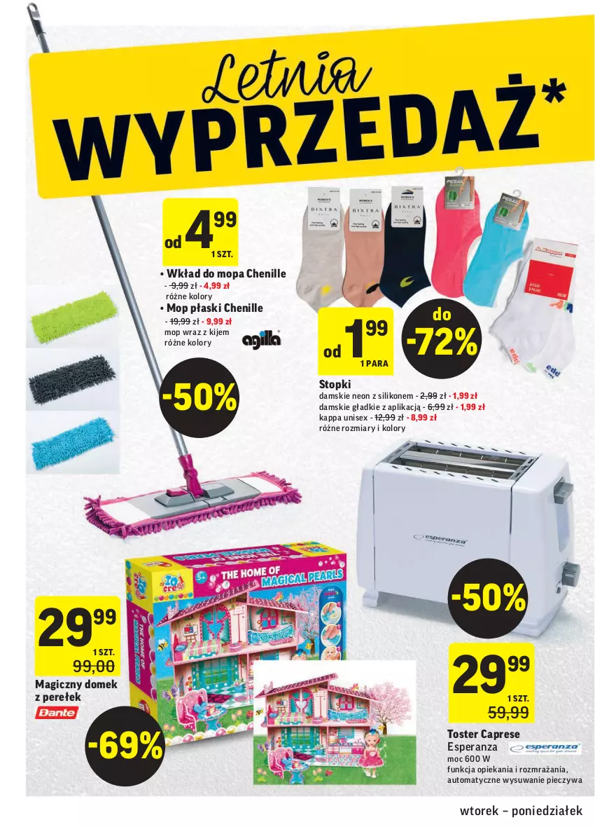 Gazetka promocyjna Intermarche - Gazetka promocyjna - ważna 06.07 do 12.07.2021 - strona 36 - produkty: Kije, Mop, Piec, Top, Toster, Wkład do mopa