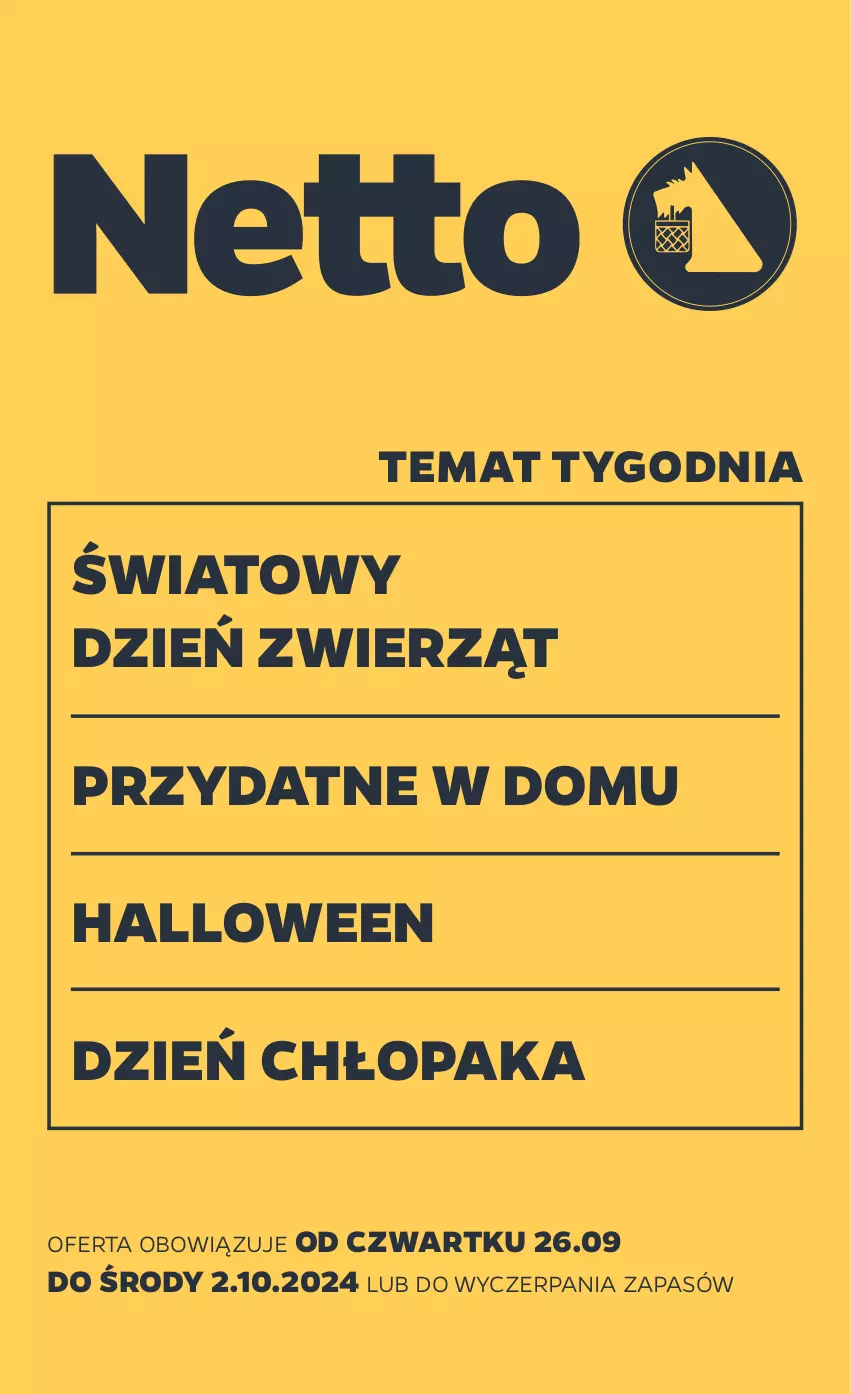 Gazetka promocyjna Netto - Akcesoria i dodatki - ważna 26.09 do 02.10.2024 - strona 1