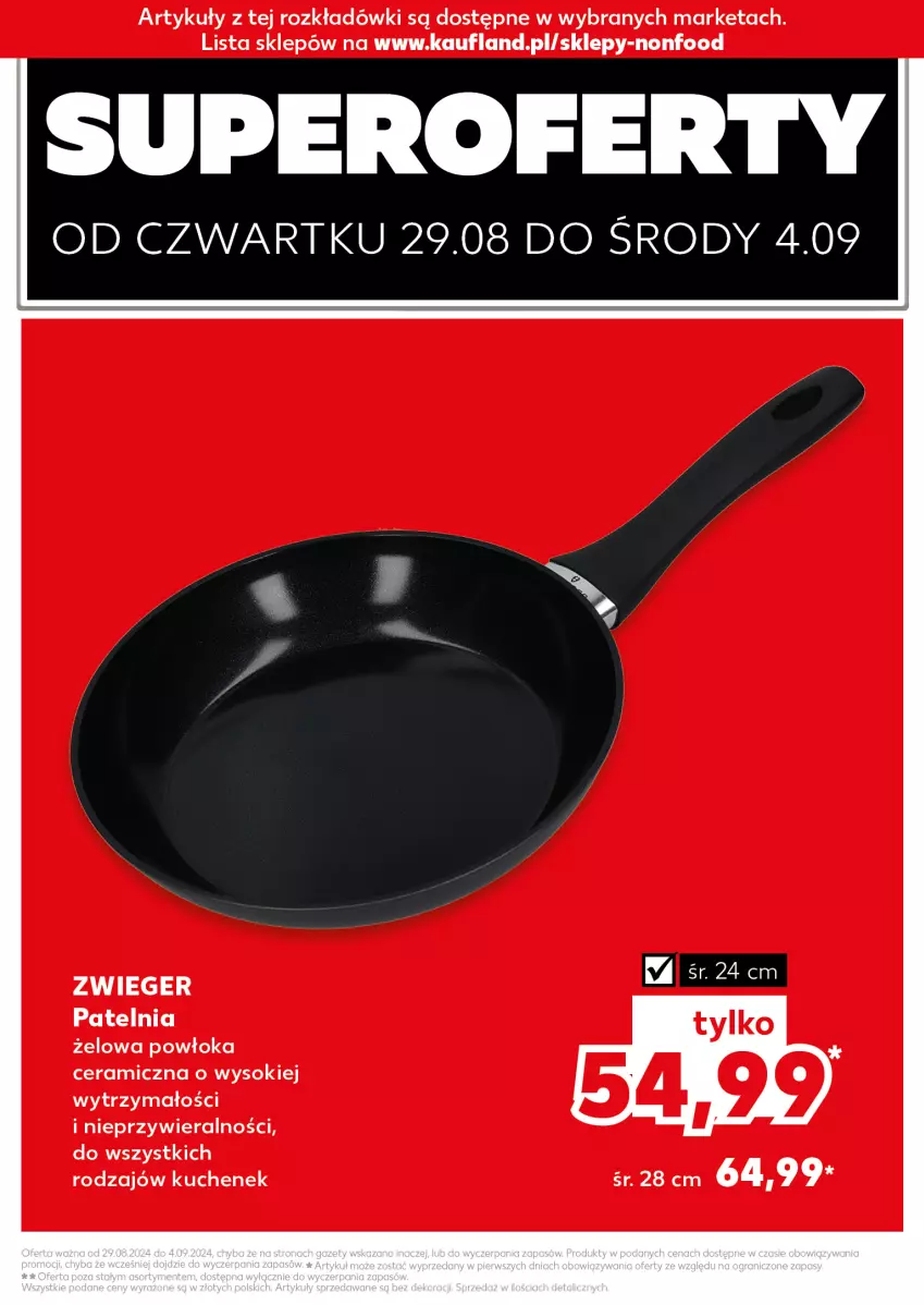 Gazetka promocyjna Kaufland - Kaufland - ważna 29.08 do 04.09.2024 - strona 11 - produkty: Patelnia, Sok