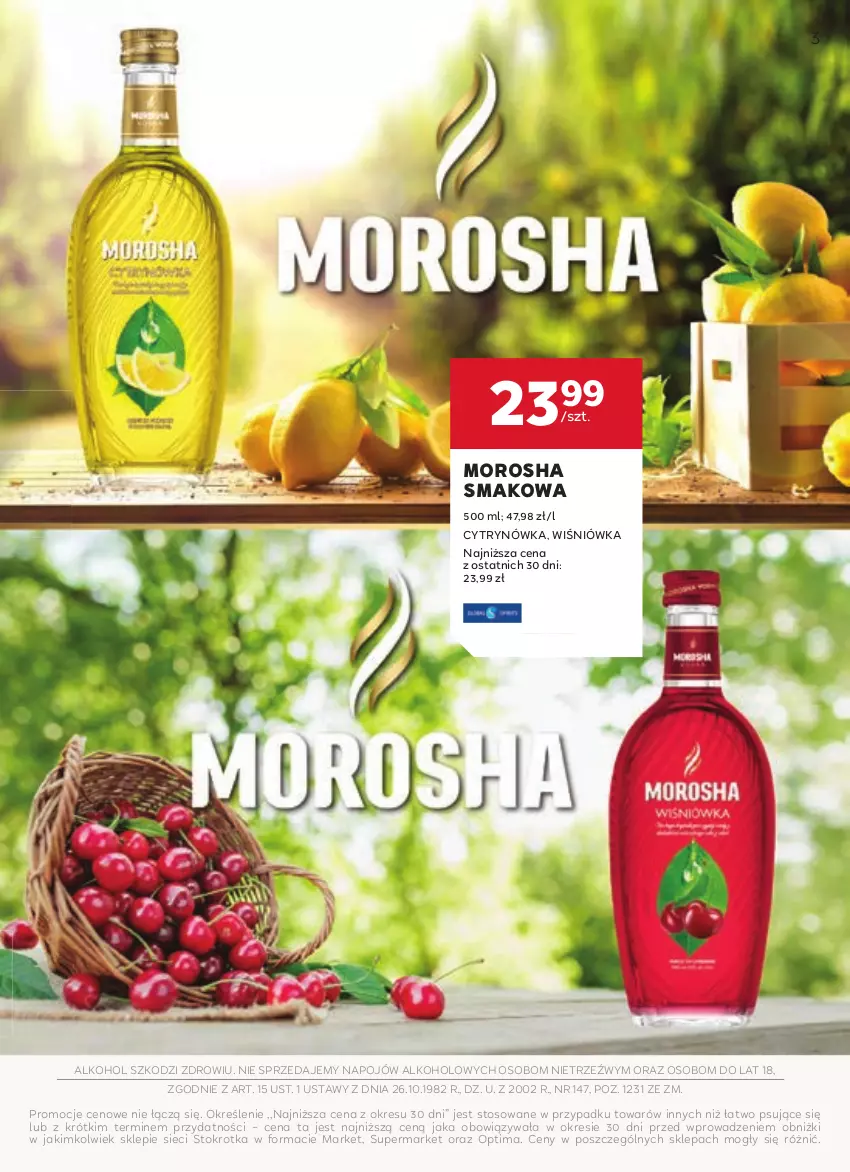 Gazetka promocyjna Stokrotka - W dobrym Smaku - ważna 23.04 do 21.05.2025 - strona 3 - produkty: Optima