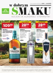 Gazetka promocyjna Stokrotka - W dobrym Smaku - Gazetka - ważna od 21.05 do 21.05.2025 - strona 1 - produkty: Koc, Bols, Optima, Wódka, Stock, Whisky